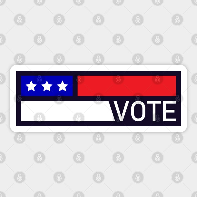 Vote Sticker by Creative Haus